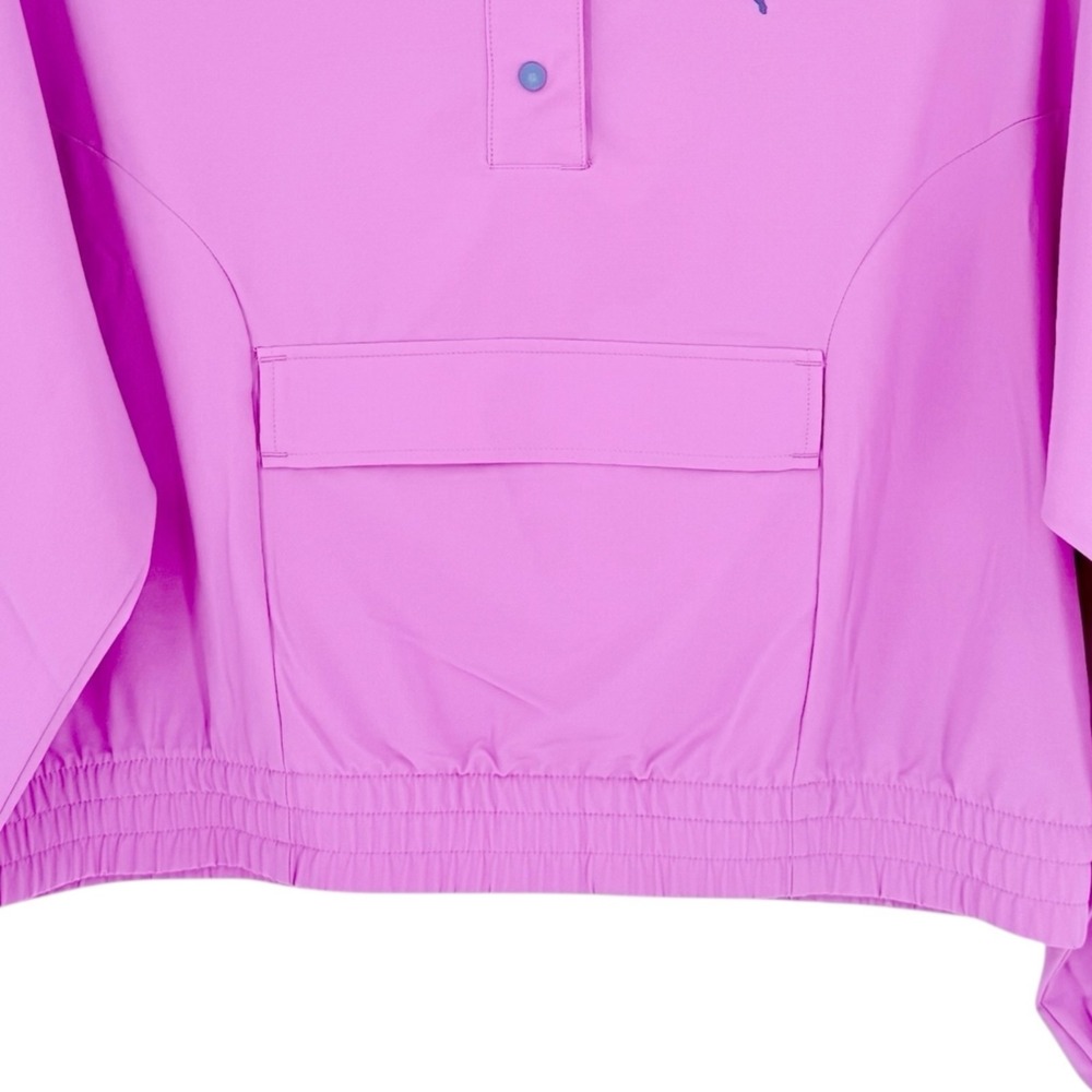 NWT Puma Women's Ripstop Pullover Relaxed Fit Wild Berry Lightweight Jacket Sz M - Picture 9 of 12
